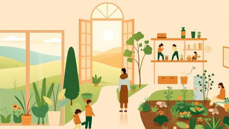 Un hogar armonioso prospera en calma