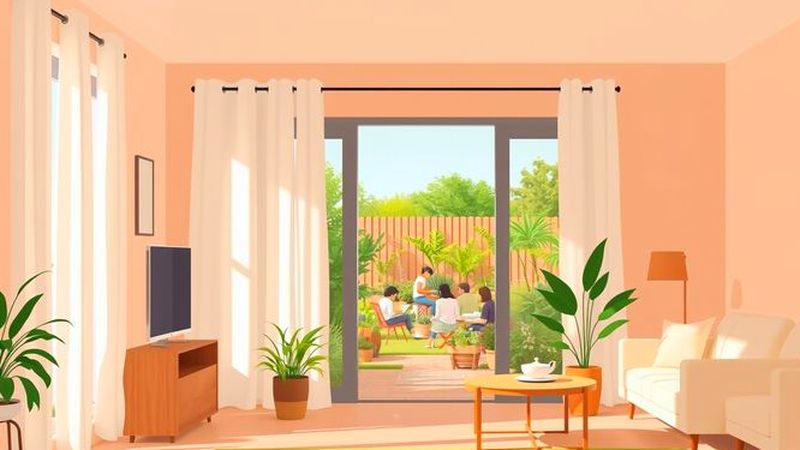 Un hogar sereno inspira comunidad y optimismo