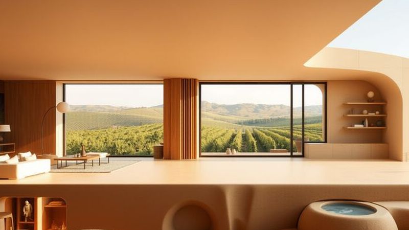 Un espacio armonioso fusiona naturaleza y diseño