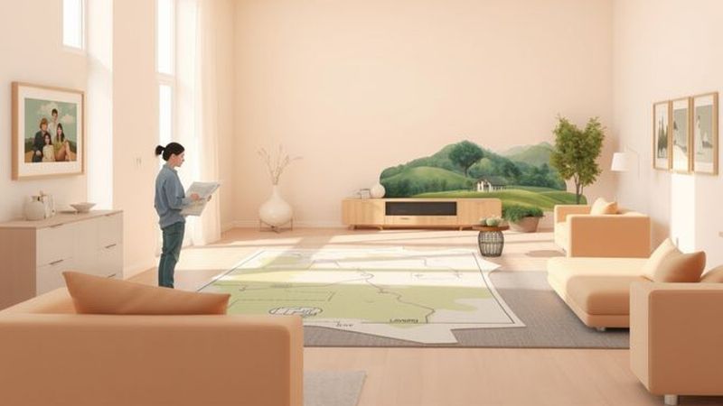 Un mapa tranquilo guía una decisión familiar