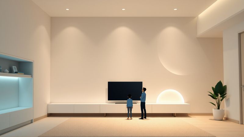 Un hogar moderno y sereno inspira calma