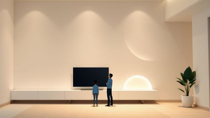 Un hogar moderno y sereno inspira calma