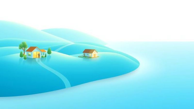Una casa moderna refleja tranquilidad financiera