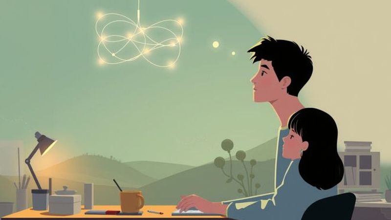 Un joven elige con serenidad la armonía